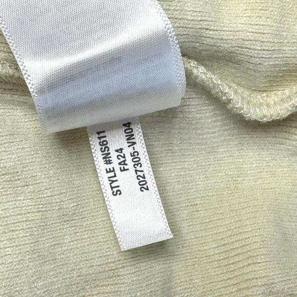 Madewell 1/4 Zip Mock Neck Womens Ivory XL Sweater Classic Chic Comfort in EUC - Picture 6 of 9